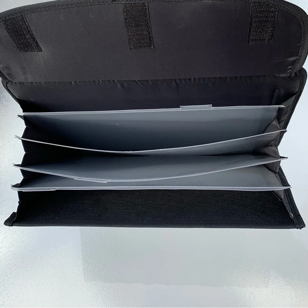 Tech Gear Mega Filled Black and Grey Padded 3-Ring Binder Organizer